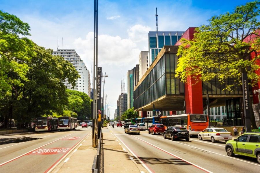 MASP localizado na Avenida Paulista em São Paulo