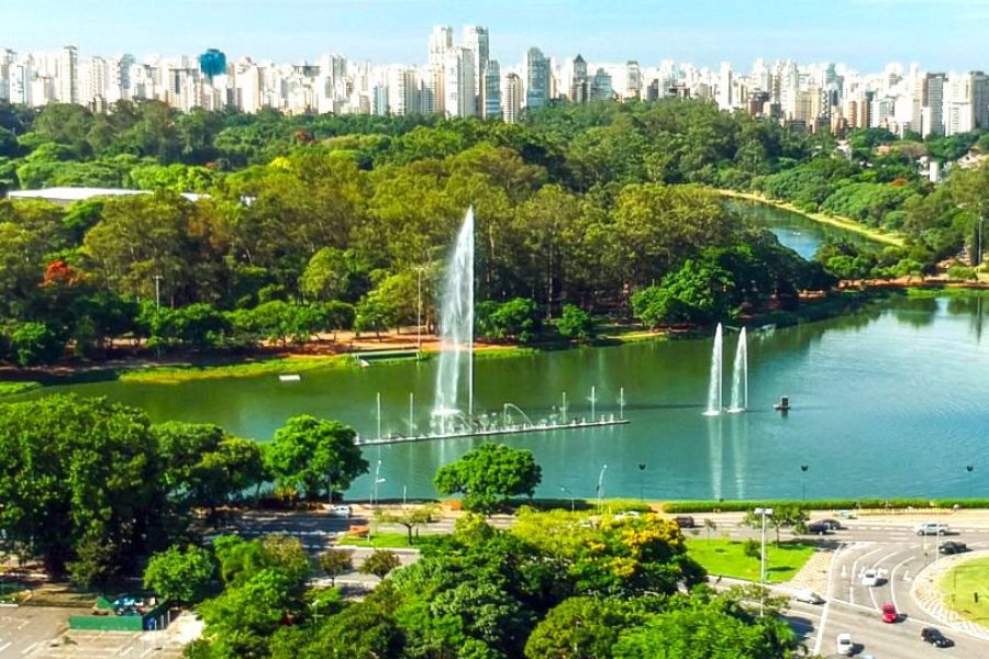Parque do Ibirapuera em São Paulo